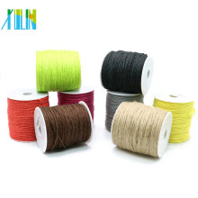 Corde décorative de chanvre et fil de sisal pour le bracelet et le collier DIY, chaîne de 1.5mm ZYL0008